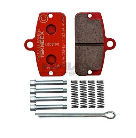 REAR BRAKE PADS FOR TEKNEEX 4 PISTONS CALIPER D20